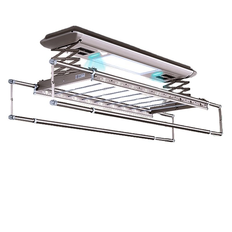 Smart Electronic Indoor/Outdoor Aluminum Hanger Wall-Mounted Ceiling Dryer Rack for Home Cloth Cleaning and Drying Use