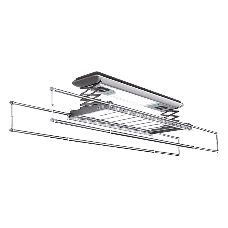 Smart Electronic Indoor/Outdoor Aluminum Hanger Wall-Mounted Ceiling Dryer Rack for Home Cloth Cleaning and Drying Use