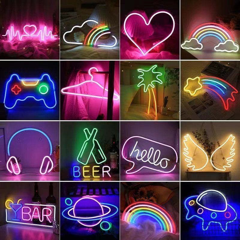 Winbo Custom Neon Sign Outdoor Lights Neon 20X20 Letters Cherry Tuya Led Neon Sign Light