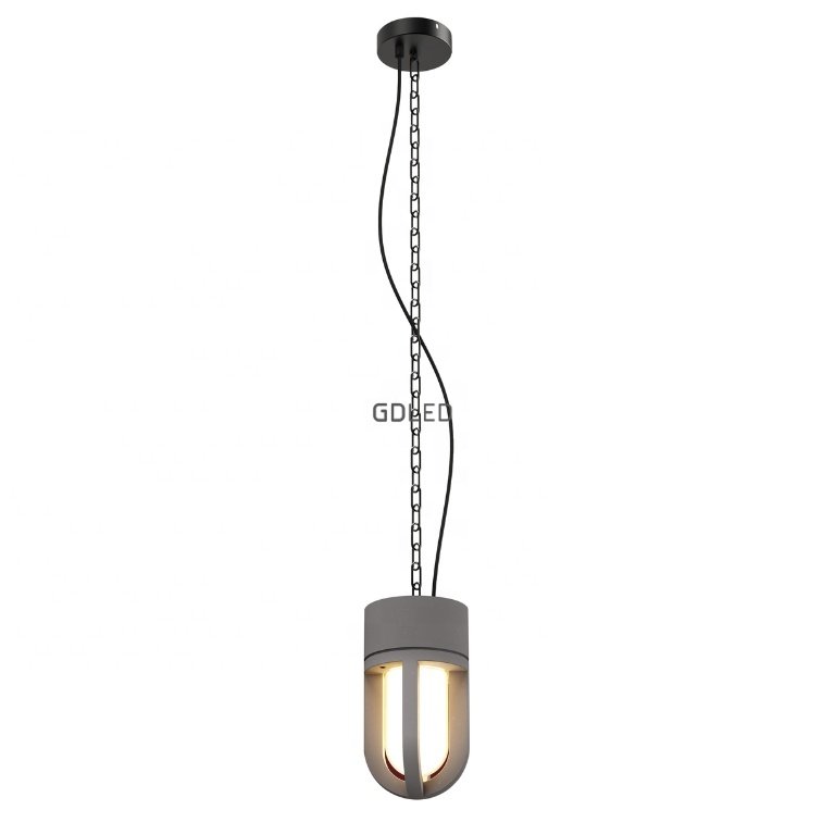 Factory Supply Outdoor Concrete Pendant Suspended Ceiling Lighting Fixtures