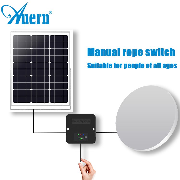 Anern Modern Indoor Surface Mounted Solar Ceiling Light Garden lights