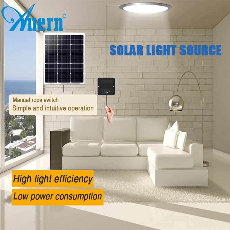 Anern Modern Indoor Surface Mounted Solar Ceiling Light Garden lights