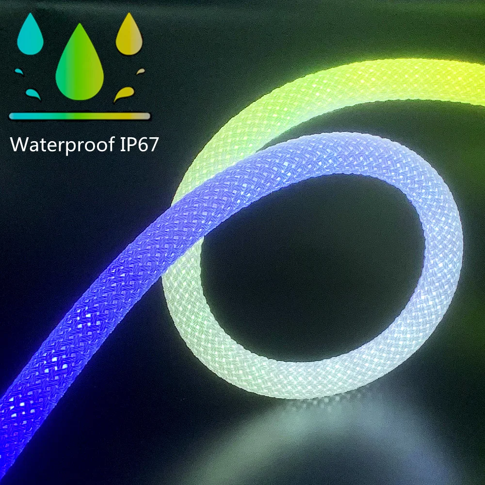 360 Degree IP67 Waterproof Outdoor Silicon Led Neon Flex Flexible D16 Waterproof Neon Lights