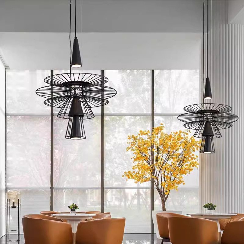 Creative post-modern light luxury chandelier living room lighting restaurant bedroom simple atmosphere creative Nordic lamps