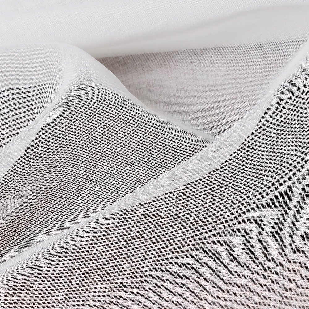 Basic window curtain sheer dry sheer can customized colors light filtering slub texture sheer for living room or outdoor