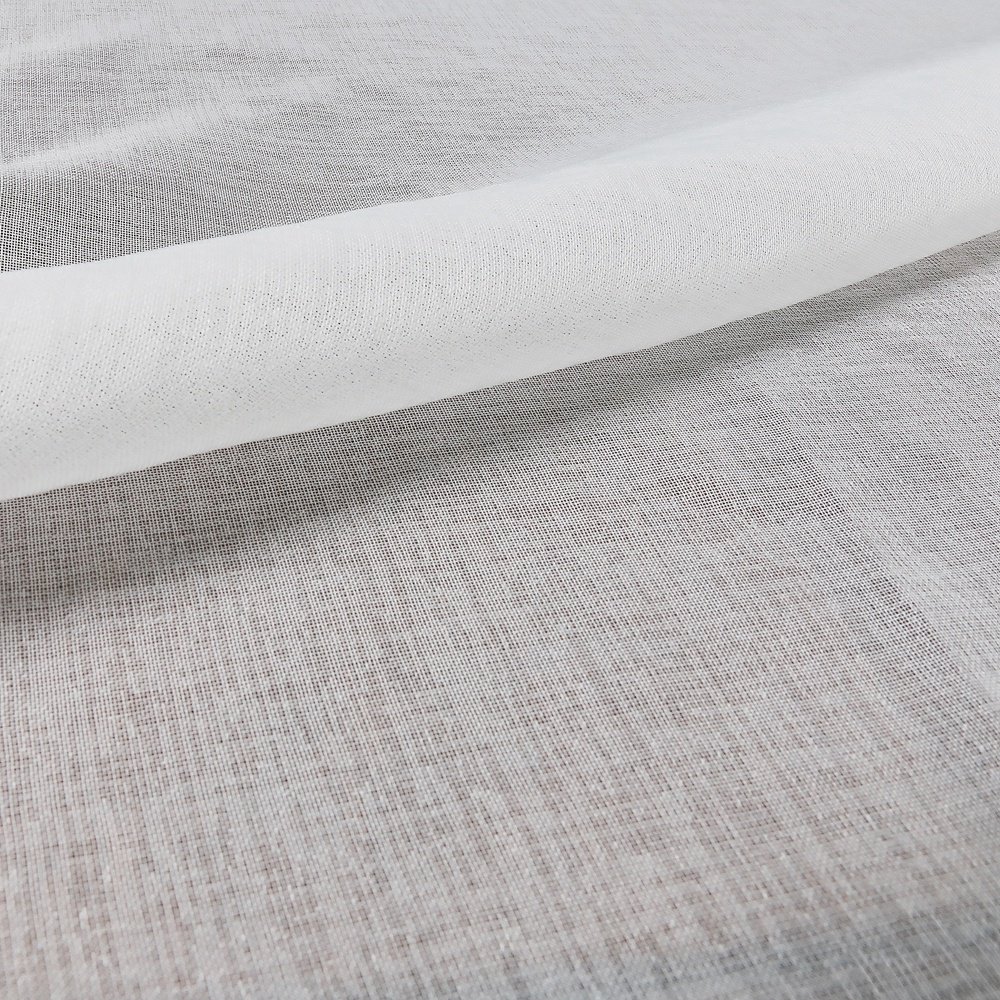 Basic window curtain sheer dry sheer can customized colors light filtering slub texture sheer for living room or outdoor