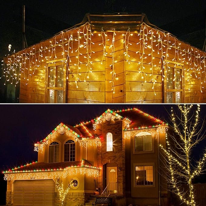 Outdoor LED Fairy String Lights for Christmas Wedding Family Parties Patio Commercial IP65 waterproof Icicle Light
