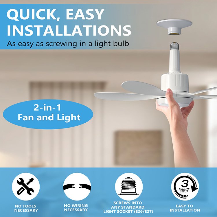 wholesale 22 inch small Remote Control Led fan Custom modern rotating smart bldc remote control lamp ceiling fan with led light