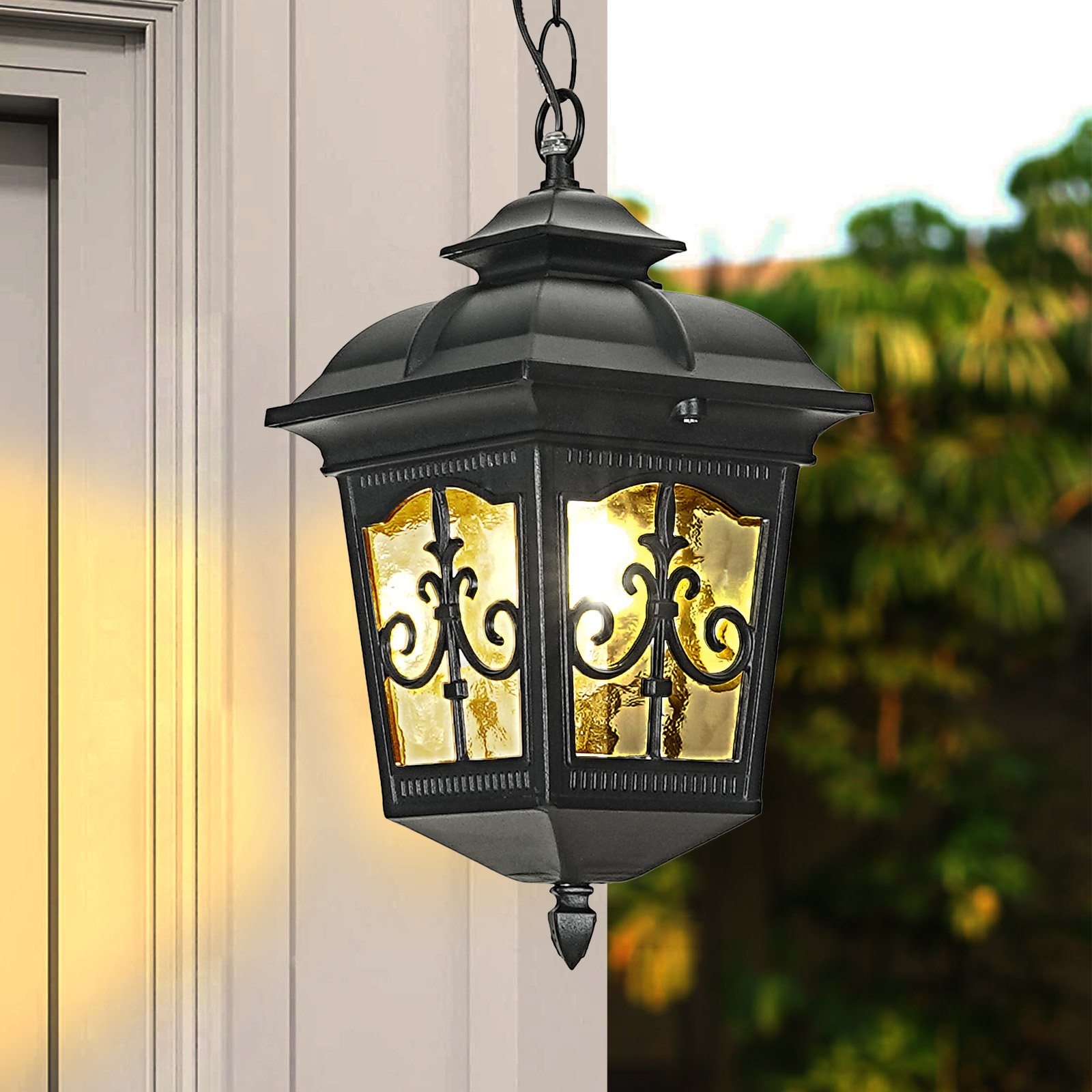 Modern Simple Industrial Style Outdoor Indoor Aluminum Pendant Waterproof Garden Chandelier Light Hanging Feature Ceiling Lights