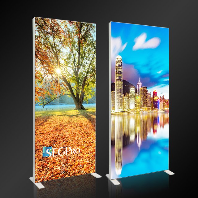 Lingtong Seg Aluminum Profile Picture Frame Photography Textile Trade Show Advertising Fabric Frameless LED Backlit Light Box