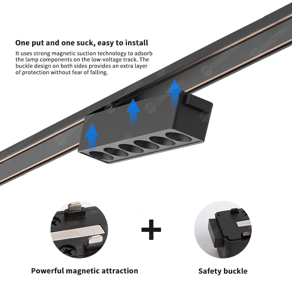 Trim Outdoor Lights Track Channel Design Zoomable Track Belt Light Triac Driver Tracklight Slim Led Magnetic Ceil Spot Rail Lamp