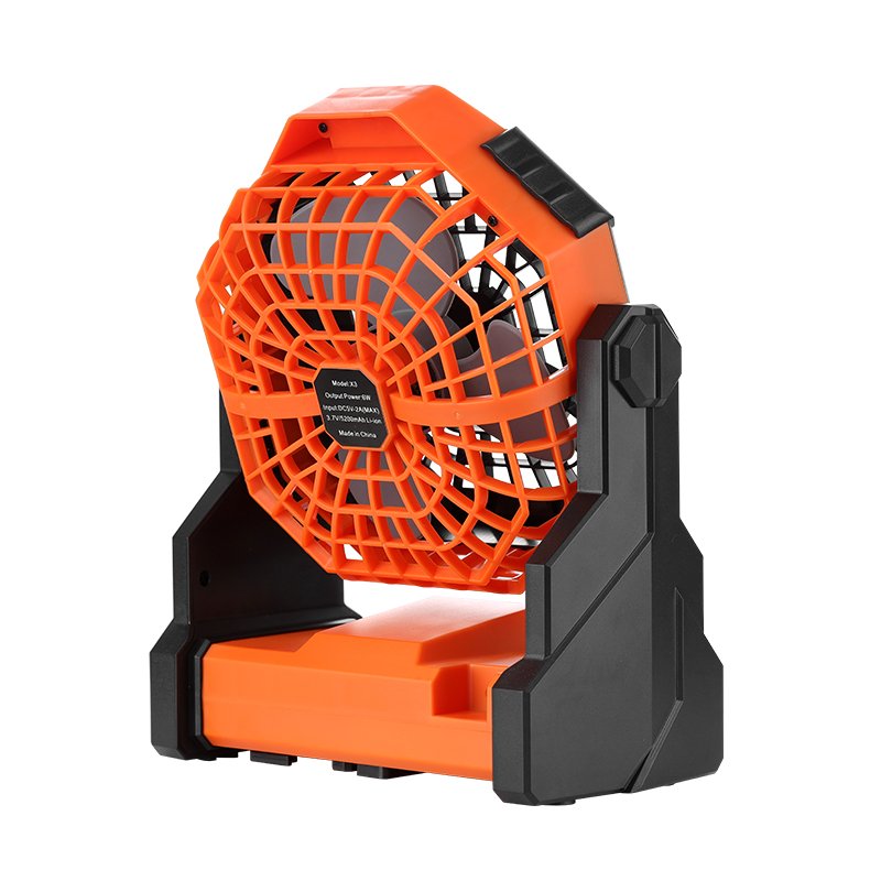 New Arrival 7800mAh Battery Double Blade LED Lantern Hook Tent Outdoor Usb Rechargeable Camping rechargeable table fan