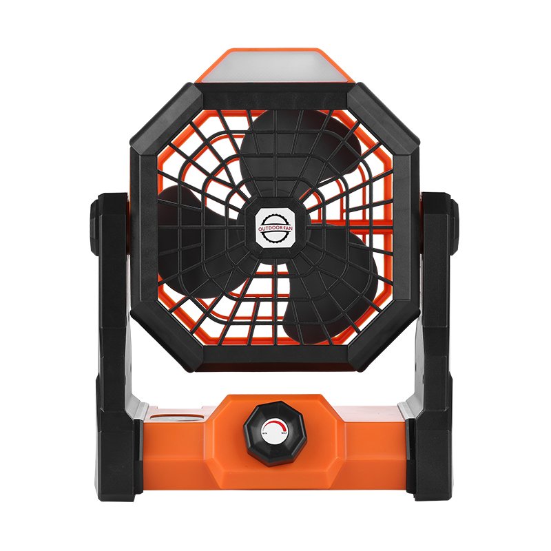 New Arrival 7800mAh Battery Double Blade LED Lantern Hook Tent Outdoor Usb Rechargeable Camping rechargeable table fan