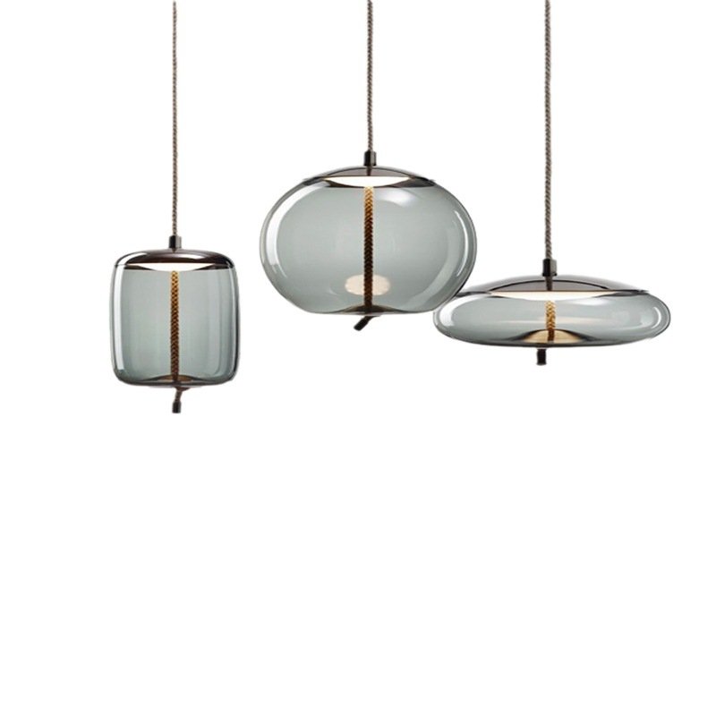Modern Nordic Crystal LED Pendant Lights Living Room Home Decor Hanging Lamp Ceiling Light Fixture Living Dining Room Chandelier