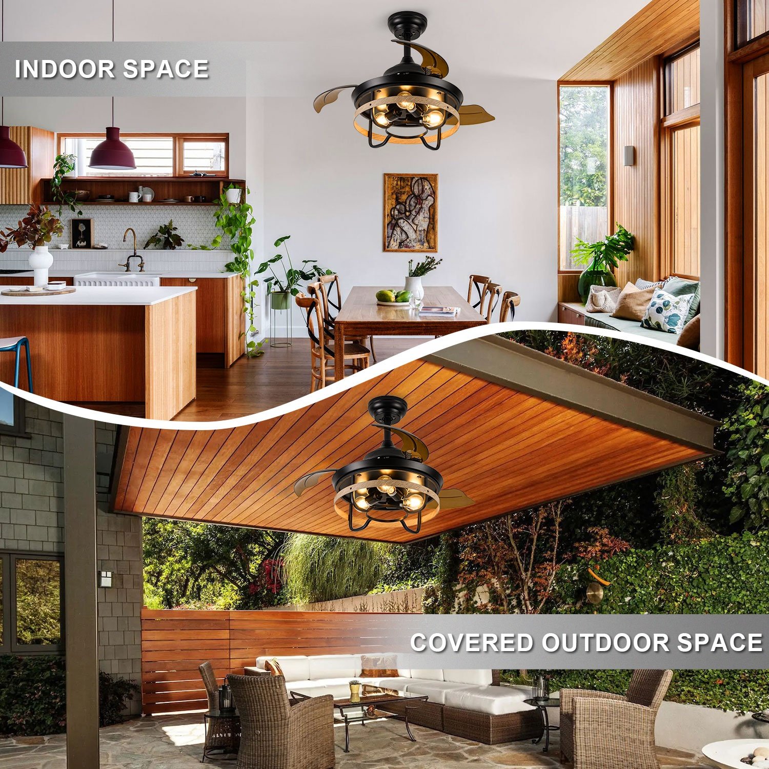 Hot Selling silent Motor ceiling fans and lamp 220 volt ceiling fan with chandelier light modern led ceiling fan light