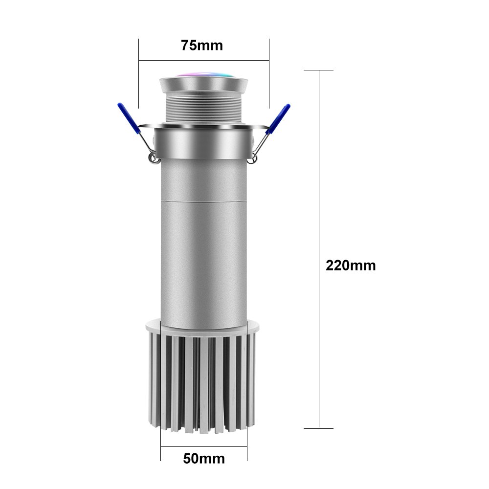TMUT 25W small gobo projection and embedded projector ceiling mini light logo projector for Christmas pattern home decoration