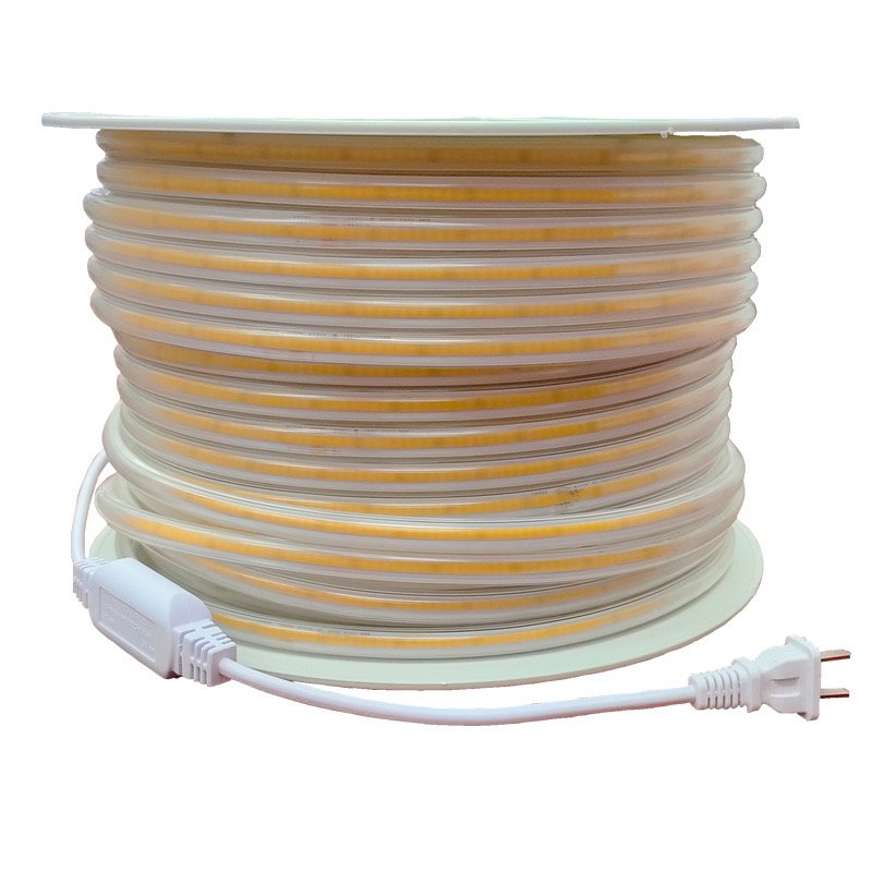 High Quality 110v 220v Cob280leds/m 80Ra 8mm width Ip67 10w/m COB Led Strip Light 3000k 4000k 6000k Led Flexibles Luz Led Cinta