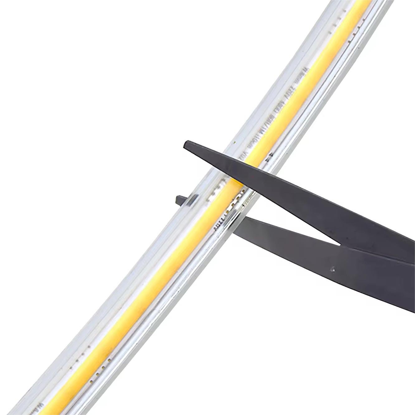 High Quality 110v 220v Cob280leds/m 80Ra 8mm width Ip67 10w/m COB Led Strip Light 3000k 4000k 6000k Led Flexibles Luz Led Cinta