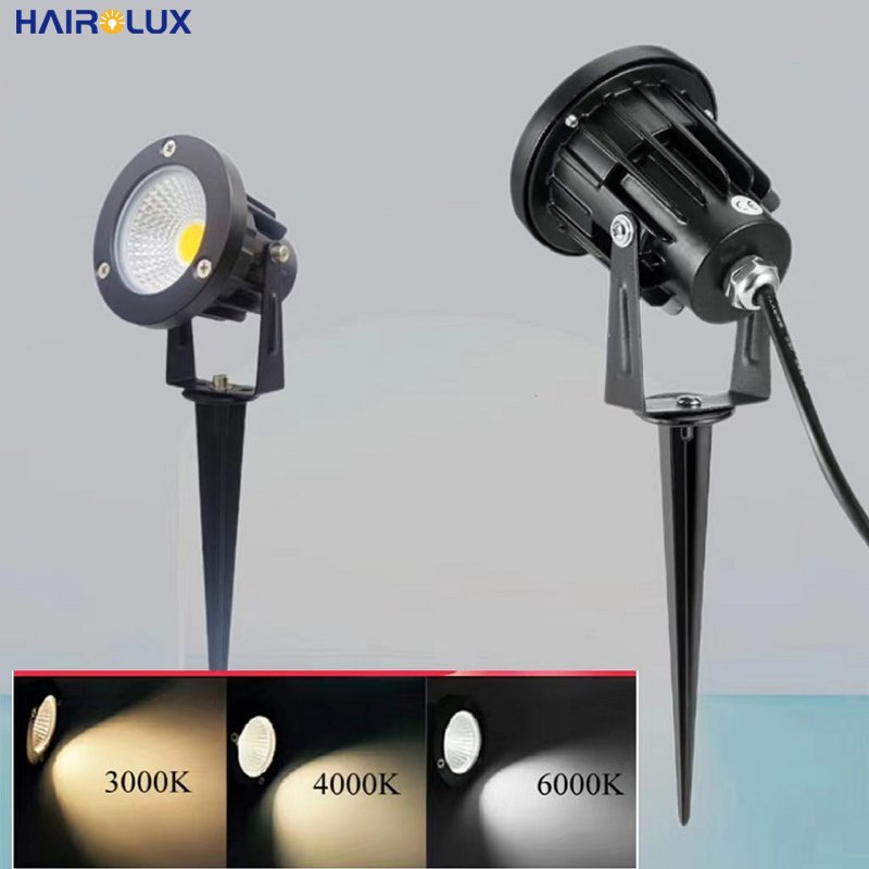 LED outdoor garden spot light with spike 3W 5W 7W IP66 Warm White 3000K LED Tree Light