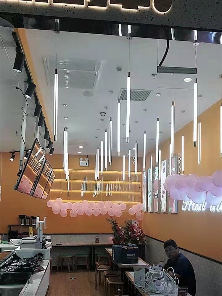 modern waterproof outdoor long strip led wall lamp corridor living room ceiling lamp