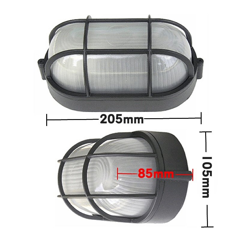 Retro Outdoor LED Waterproof Wall Lamp Moisture Vintage E27 Garden Ceiling Sconce Bathroom Porch Exterior Wall Lighting Fixtures