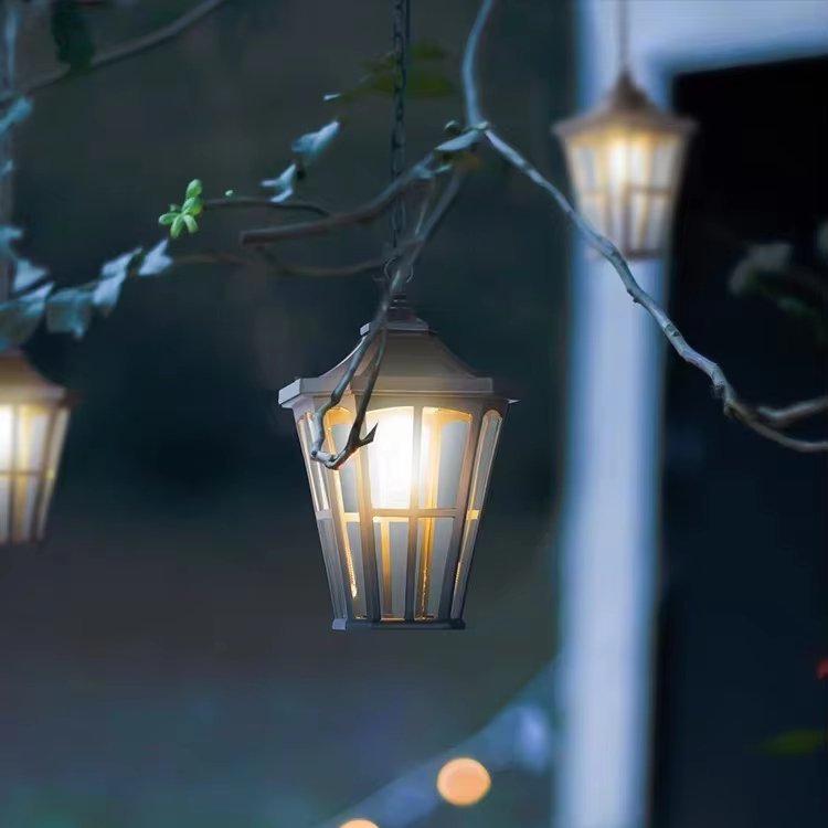 American country chandelier E27 European outdoor waterproof balcony garden light aisle corridor chandelier