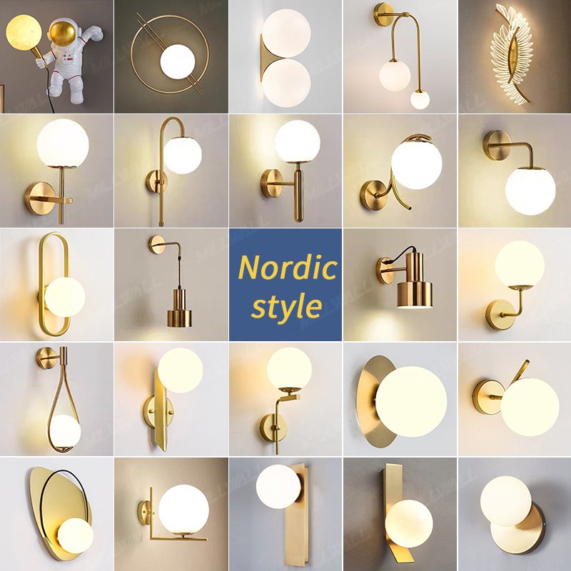 Nordic Led Chandelier Glass Ball Hanging Pendant Lamp Iron Contemporary Lighting For The Kitchen Living Room Hall Dining Modern
