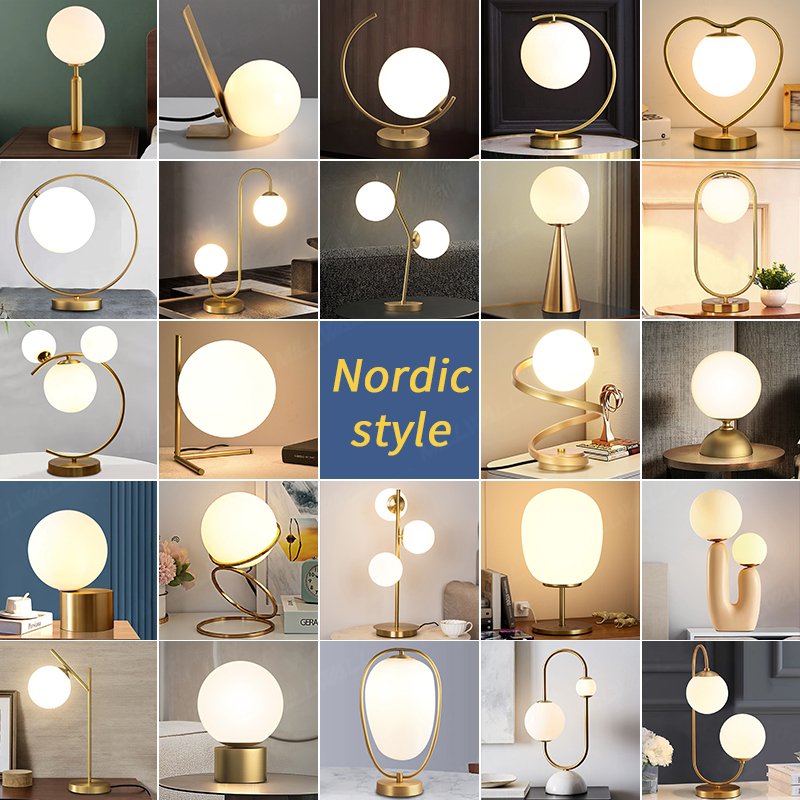 Nordic Led Chandelier Glass Ball Hanging Pendant Lamp Iron Contemporary Lighting For The Kitchen Living Room Hall Dining Modern