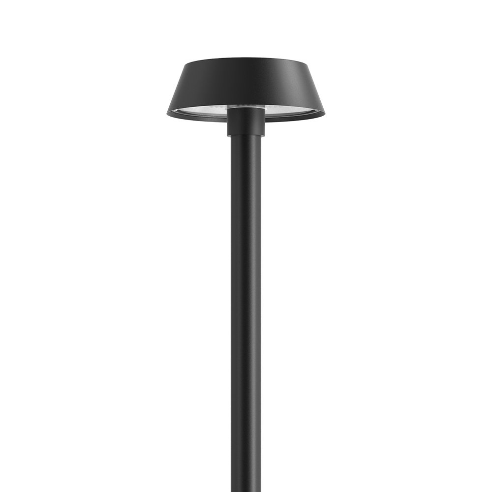 Factory Manufacturer IP65 Warm White LED Area Light Outdoor 30W 50W 70W 90W Post Top Light with Glass Body Electric Power Supply