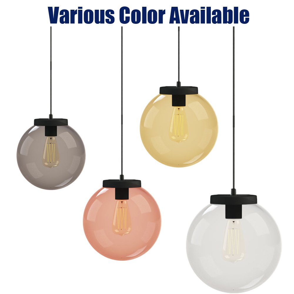 Modern globe ball pendant iron acrylic decorating home restaurant modern led ceiling light