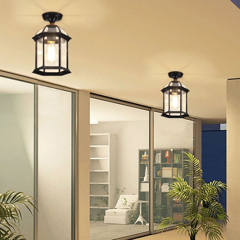 Outdoor Dust Proof Led Ceiling Pendant Chandelier Light For High Bay Garden Villa Camping Corridor Entrance Pavilion Terrace