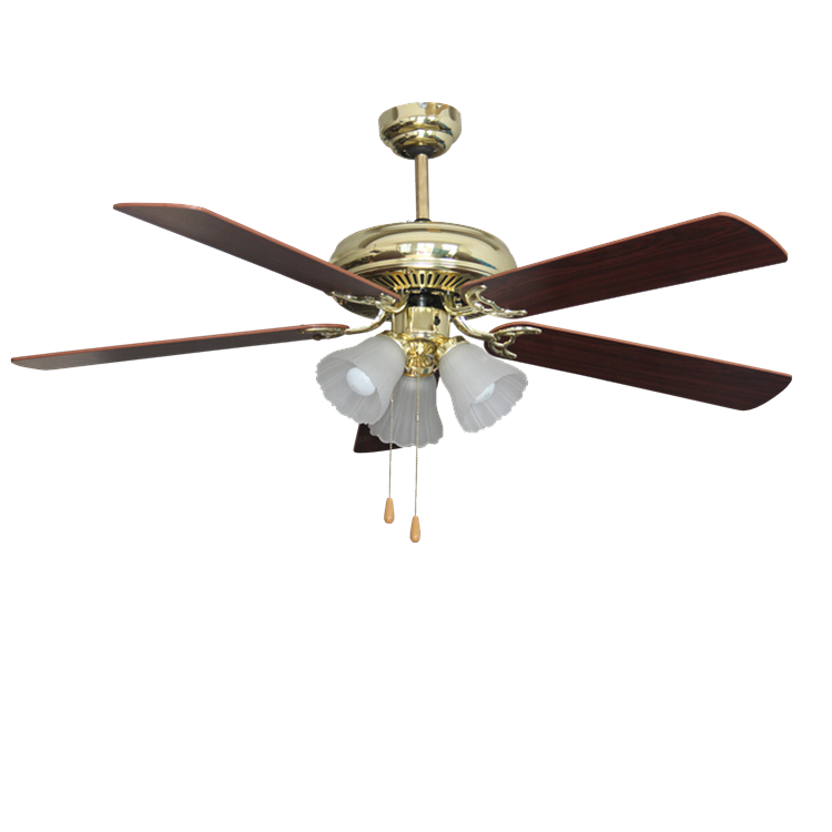 Luxury Modern Decorative Ceiling Fan with 3 Lights And Remote Control Hot Sale CE Approval