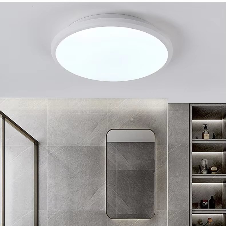 LED waterproof dome light three-proof led ceiling lamp modern simple round bedroom lamp balcony kitchen bathroom lamp 3CCT