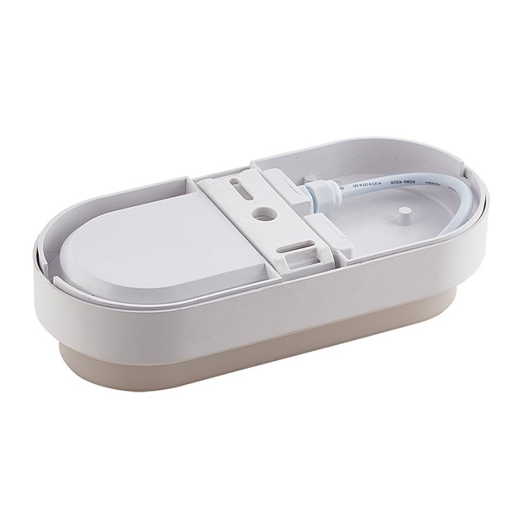 Ceiling-Mounted ABS PC Cover LED Bulkhead Lighting Moisture-Proof Pendant Lamp with Motion Sensor Wall Lamp Fixture