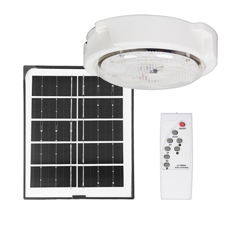 New Design Indoor Solar Ceiling Light With Remote Control Solar Light Lamp For Home
