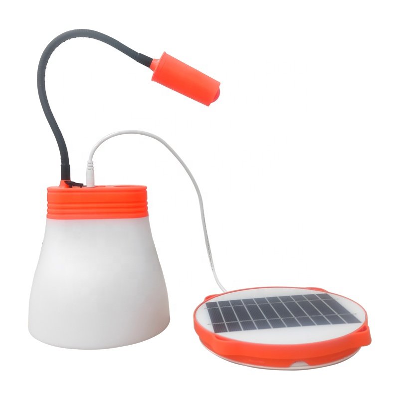 Portable 8 in 1 Mobile Power USB Solar Lantern Rechargeable Lamp Outdoor Camping Tent Ceiling Light