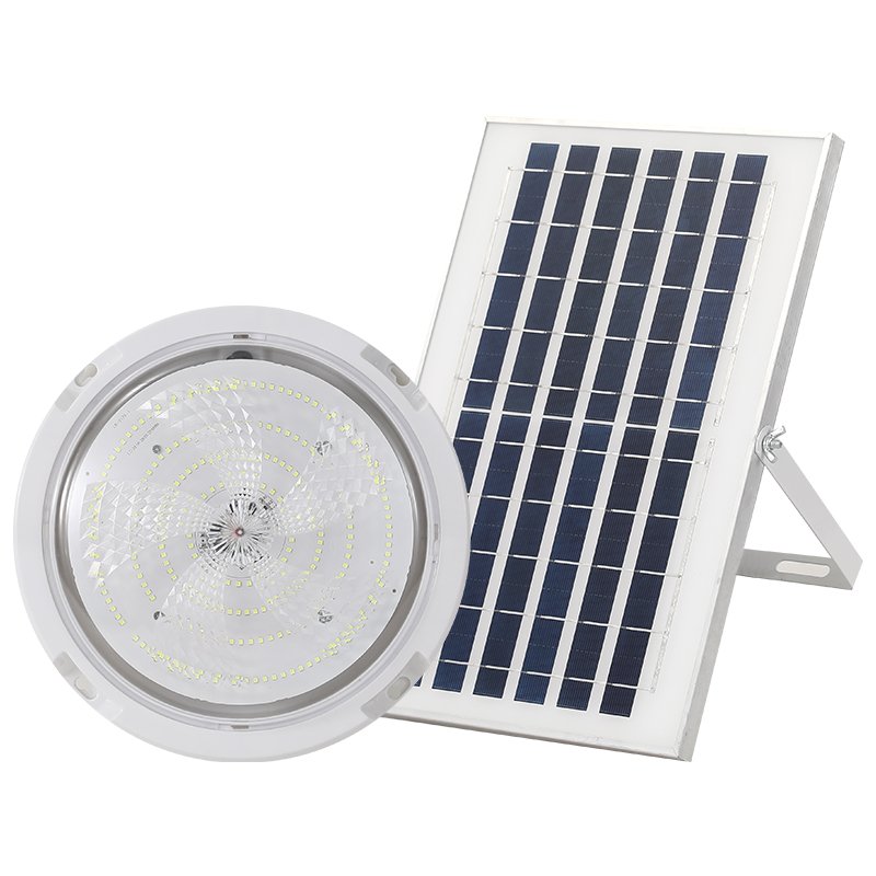 Solar Ceiling Lamp Balcony Indoor Waterproof Ip65 50w 100w 200w 300w 400w 500w solar Ceiling Light for home with solar panel