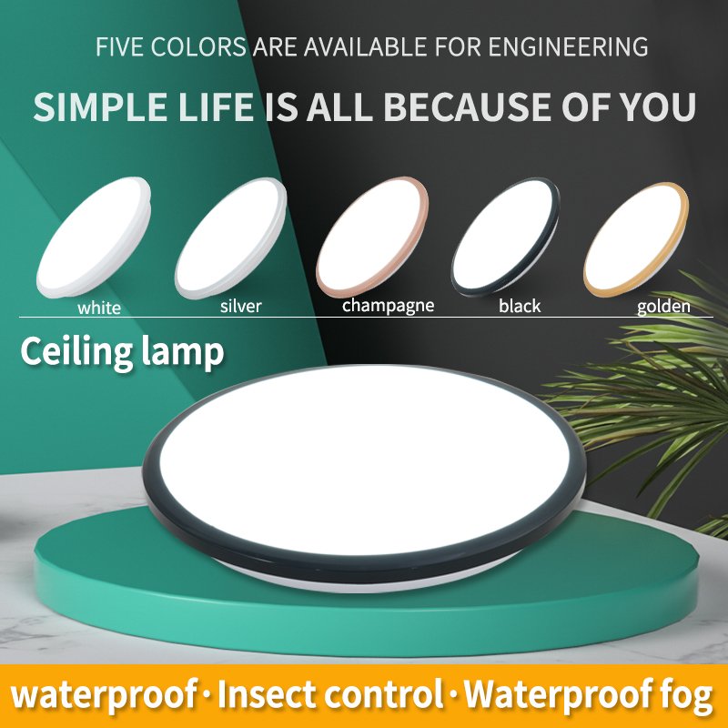 FeiHai Waterproof Bathroom Outdoor Garden Lamp Round Wall Lamp Light LED Proof Ceiling Lamp