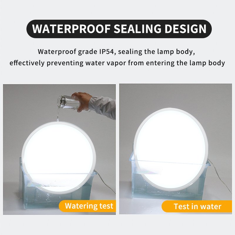 FeiHai Waterproof Bathroom Outdoor Garden Lamp Round Wall Lamp Light LED Proof Ceiling Lamp