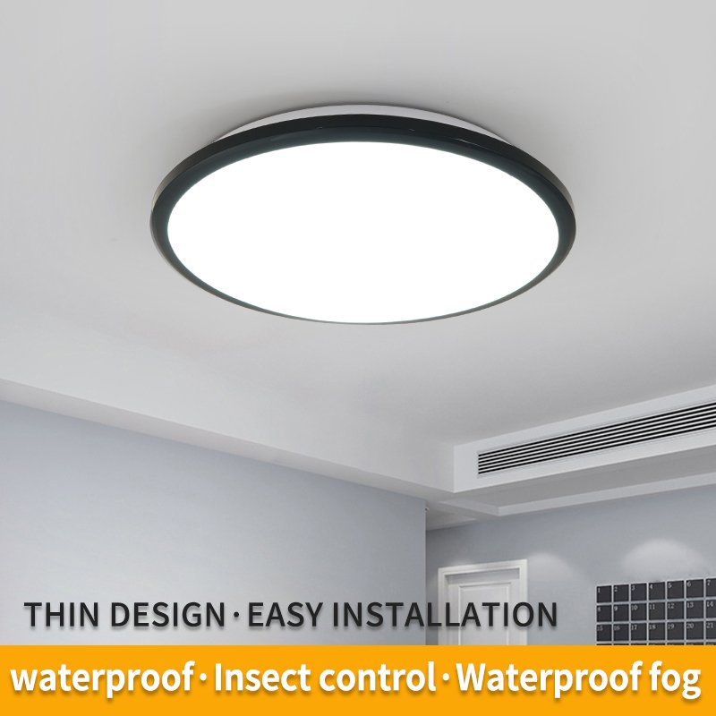 FeiHai Waterproof Bathroom Outdoor Garden Lamp Round Wall Lamp Light LED Proof Ceiling Lamp