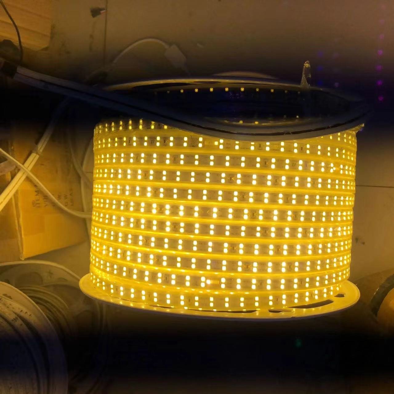 2835 High Voltage Outdoor Waterproof LED Strip 220V Indoor Living Room Ceiling Project Ultra Bright Soft Light Strip