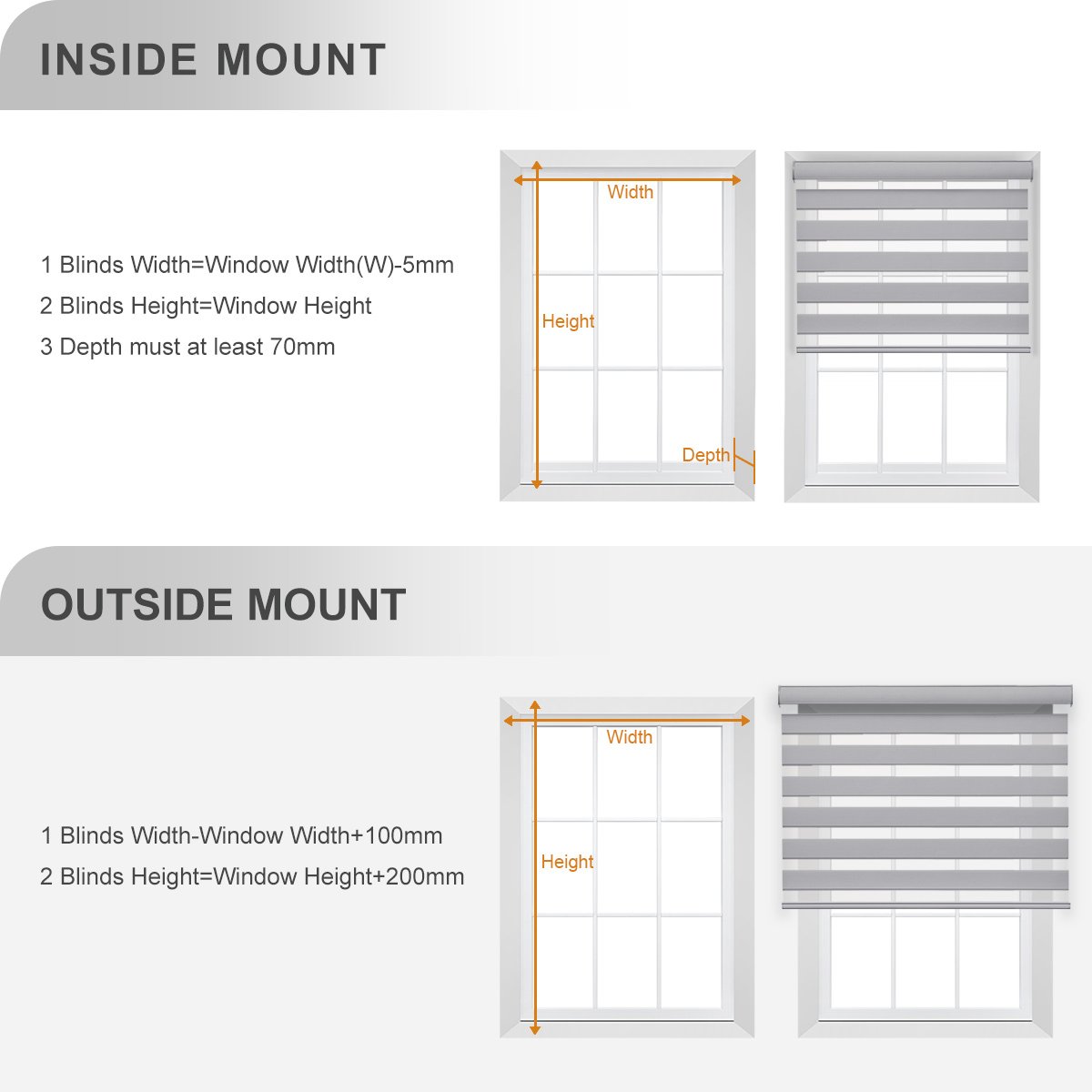Waterproof Automatic Double Layer Sun Shade For Home Window Blind Blackout Fabric Zebra Shade Motorized Zebra Blinds