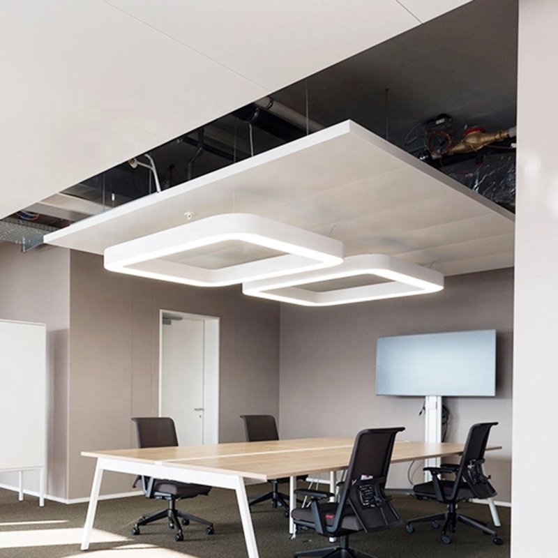 modern linear round shape outdoor pendant chandelier ceiling pendant light