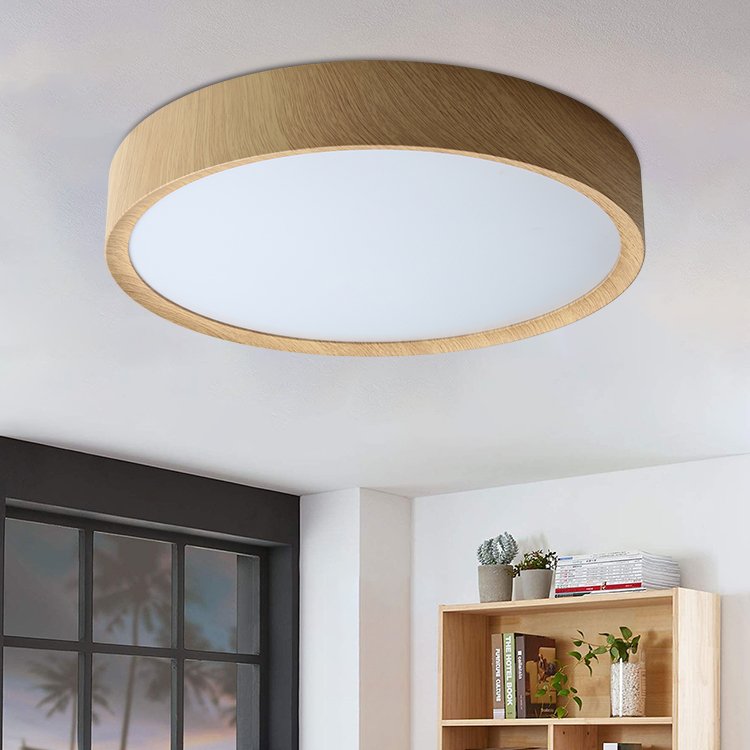 surface mounted wooden border 13.2 in indoor or outdoor corridor led ceiling lights for home ceiling living room