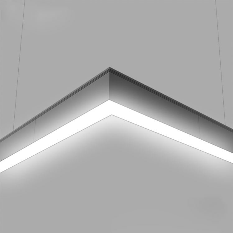 LED light production line ceiling interior wall strip aluminum lighting room linear Recessed Celling bar outdoor lights