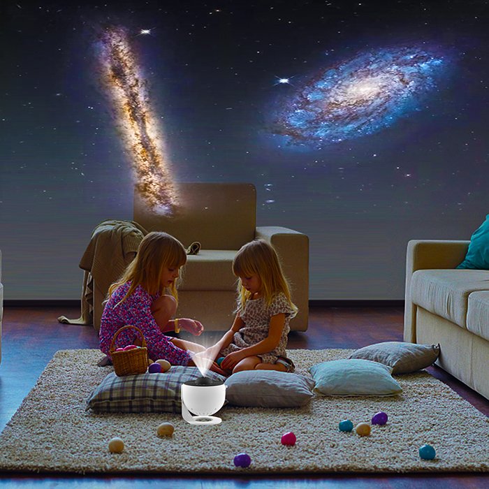 Mars Space Lamp Stereo Projector Lamp Creative Gift Romantic Atmosphere Lamp Bedroom Night Light