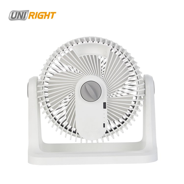 Lithium-ion Battery Operated Powerful Rechargeable Foldable Fan as Power Bank Desk Fan For Outdoor/Bedroom/Office