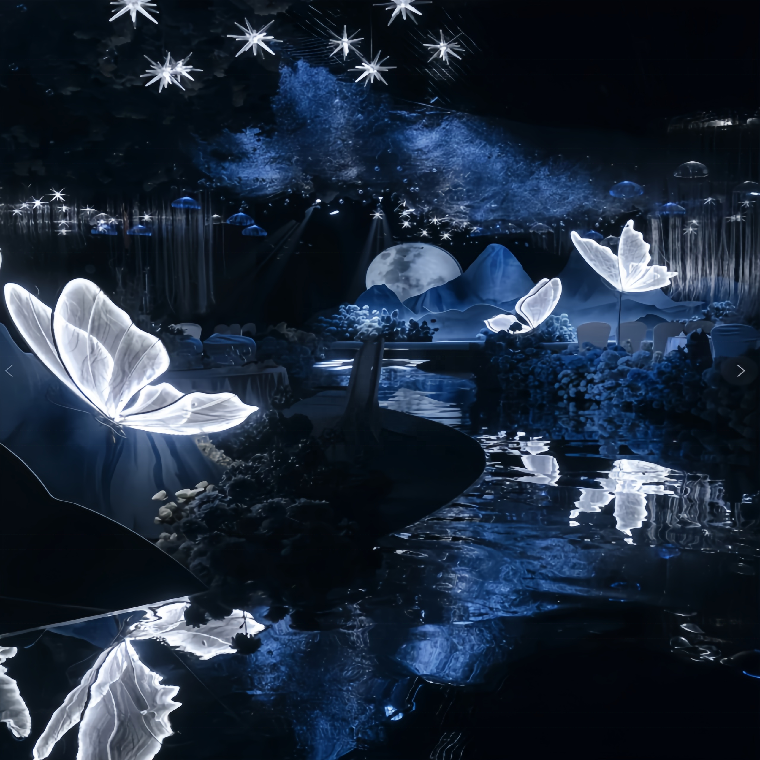 2024 Hot sale Led Light butterfly Led Decoration led Butterfly party Decorations Lights for party
