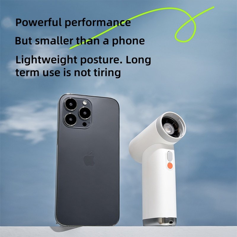 4500MA Portable Cordless Turbo Air Duster Electric Blower Compressed Air Gun Hair Dryer Mini Jet Fan