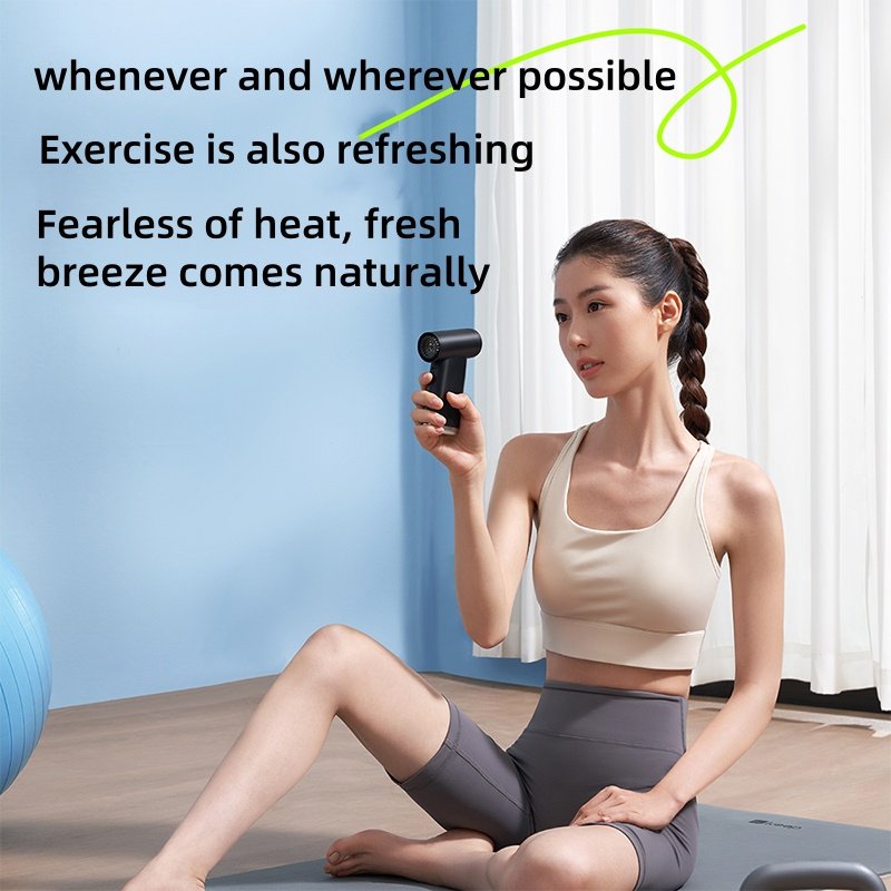 4500MA Portable Cordless Turbo Air Duster Electric Blower Compressed Air Gun Hair Dryer Mini Jet Fan